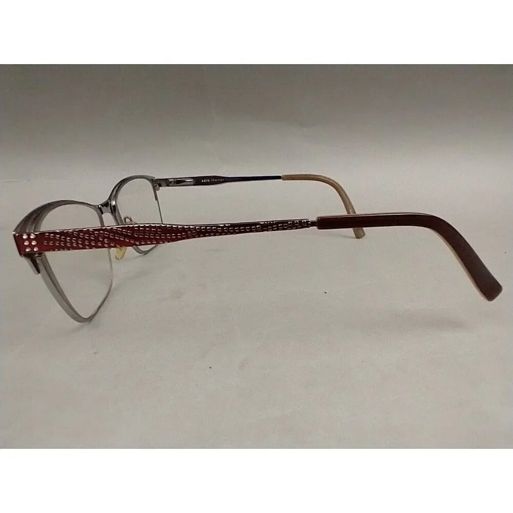 Adin Thomas‎ Eyeglass Frames 52-16-135 Red Full Rim